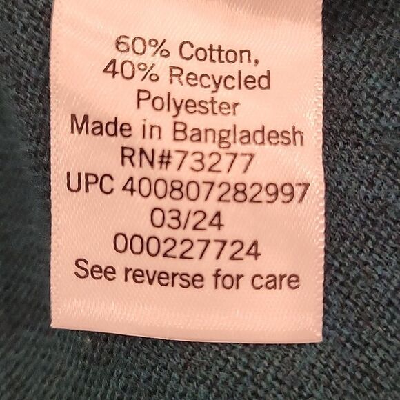 Men's Teal Sweater (M) - Picture 4 of 4